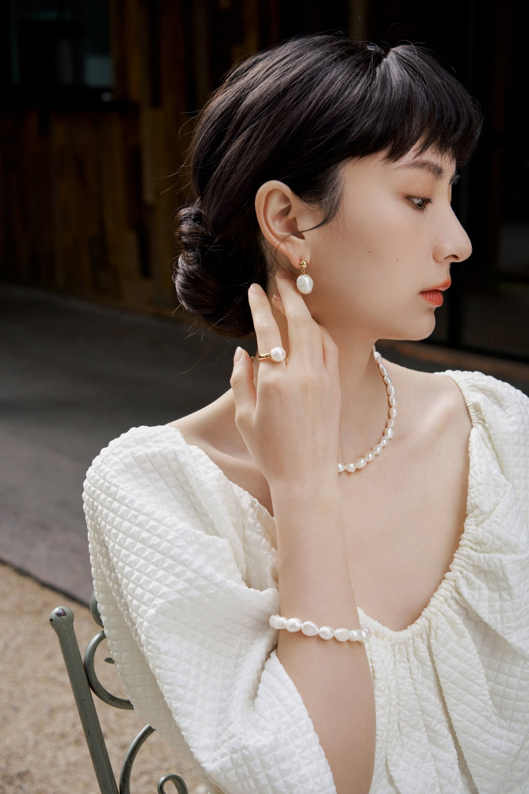 M0079 Special Shaped Pearl Bracelet
