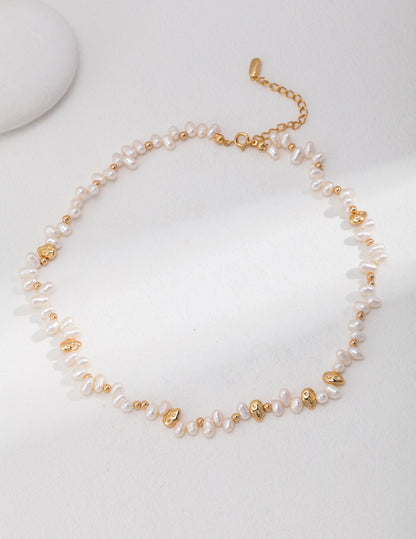 V0409 Natural Pearl Necklace